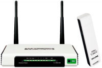 Tp-link 300Mbps Wireless N Router and USB Adapter Kit (TL-WR300KIT)