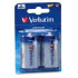 Verbatim D Alkaline Batteries (49923)
