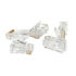 Cablestogo RJ45 Cat5 Modular Plug for Round Stranded Cable 50pk (11380)