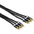 Hama ProClass YUV Cable, 3 RCA - 3 RCA, metal, 1.5 m (00083029)