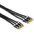 Hama ProClass YUV Cable, 3 RCA - 3 RCA, metal, 3.0 m (00083030)