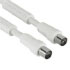 Hama Antenna cable w/ ferrite cores 90 dB, 10 m, white (00043560)