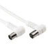 Hama Ant. Cable Coaxial Male Plug(Angle) - Coaxial Female Jack(Angle), 5 m (00043583)