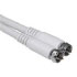 Hama Satellite Connection Cable, F-Plug - F-Plug, 10 m, white (00047434)