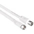 Hama Satellite Connection Cable, F-Plug - Coaxial Socket, 3 m (00042987)