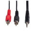 Hama 2 RCA Male Plugs - Stereo 3,5 mm Male Plug, 5 m (00048918)
