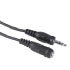 Hama Audio Extension Cable 3,5 mm Male Stereo - 3,5 mm Female Stereo, 2,5 m (00043300)
