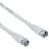 Hama SAT Connecting Cable F-Male Plug -F-Male Plug, 10 m (00043039)