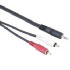 Hama Audio Connecting Cable 2 RCA (phono) Plugs -3.5 mm Jack Plug,Stereo, 2m  (00043412)