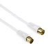 Hama Antenna Cable Coaxial Male Plug - Female Jack, 1,5m, 85dB, gold-plated (00043010)