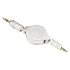 Hama Roll-Up Cable 3.5 mm Plug, stereo - 3.5 mm Plug, stereo, white (00014085)