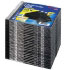 Hama CD-ROM-Box Slim, Schwarz, 25er-Pack (00049999)
