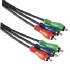 Hama Connecting Cable 3 RCA Plugs-3 RCA Plugs, 2 m (00043420)