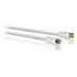 Philips SWV4114W Blanco macho-hembra de 5m Cable coaxial PAL (SWV4114W/10)