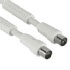 Hama Antenna Cable with Ferrite Cores 90 dB, 3 m, White (00043569)