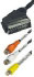 Microconnect Adapter Scart - 3xRCA F In/Out (AVPI0G)