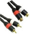 Microconnect 2xRCA - 2xRCA (1.5m) (AUDCH2)