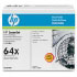 Cartuchos de tner negros de paquete doble HP 64X LaserJet (CC364XD)