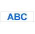 Brother Fabric Labelling Tape - 12mm, Blue/White (TZ-FA3)