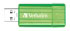 Verbatim PinStripe USB Drive 4GB - Eucalyptus Green (47391)