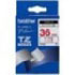 Brother Gloss Laminated Labelling Tape - 36 mm, Red on White (TZ-262)