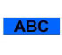 Brother Gloss Laminated Labelling Tape - 36mm, Black/Blue (TZ-561)