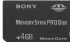 Sony 4GB Memory Stick Pro Duo + adapter (MSX-M4GSX)