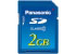 Panasonic 2Gb SD Memory Card (RP-SDR02GE1A)