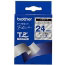 Brother Gloss Laminated Labelling Tape - 24mm, Blue/Clear (TZ-153)