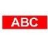 Brother Gloss Laminated Labelling Tape - 24mm, White/Red (TZ-455)
