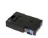 Brother Gloss Laminated Labelling Tape - 12mm, Black/Red (TC-401)