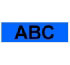 Brother Gloss Non-Laminated Labelling Tape - 12mm, Black/Blue (TZ-N531)