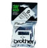 Brother Labelling Tape - 9mm, Black/White, Blister (M-K221BZ)