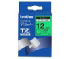 Brother Gloss Laminated Labelling Tape - 12mm, Black/Green (TZ-D31)
