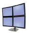 Ergotron DS100 Quad Monitor Desk Stand (33-324-200)