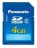 Panasonic RP-SDR04GE1A Class 2 - 4GB SD Card