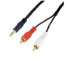 Nilox Audio 3m Jack - 2x RCA (07NXAU03JR201)