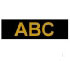 Brother Gloss Laminated Labelling Tape - 36mm, Gold/Black (TZ-364)