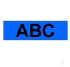 Brother Gloss Laminated Labelling Tape - 12mm, Black/Blue (TX-531)
