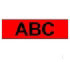 Brother Gloss Laminated Labelling Tape - 12mm, Black/Red (TX-431)