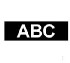Brother Gloss Laminated Labelling Tape - 18mm, White/Black (TX-345)