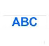 Brother Labelling Tape - 9mm, Blue/White, Blister (M-K223BZ)